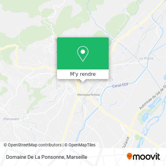 Domaine De La Ponsonne plan
