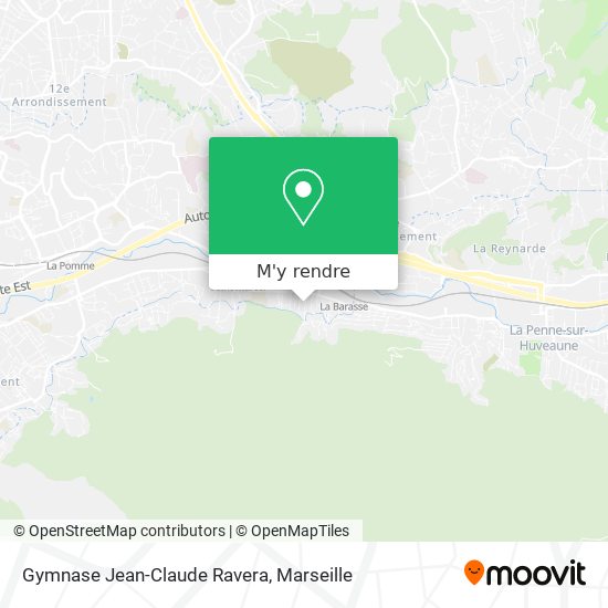 Gymnase Jean-Claude Ravera plan