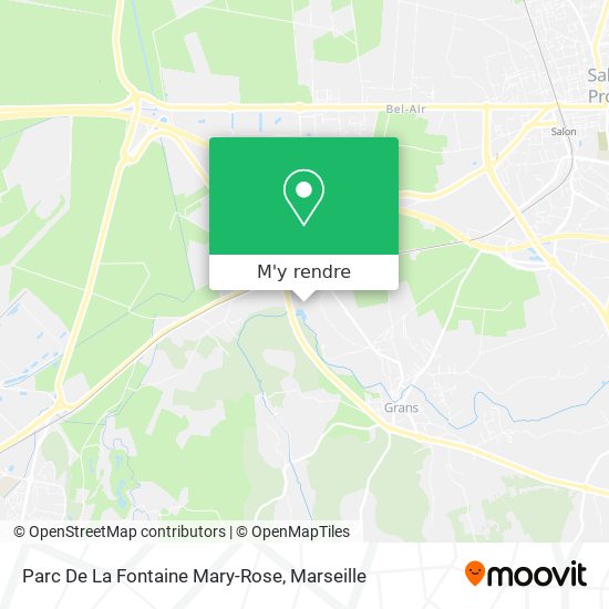 Parc De La Fontaine Mary-Rose plan