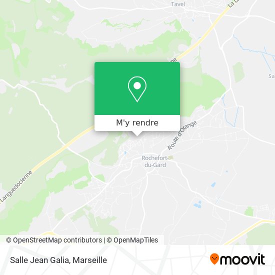 Salle Jean Galia plan