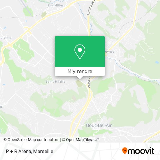 P + R Aréna plan