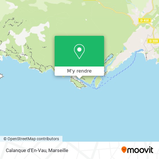 Calanque d'En-Vau plan