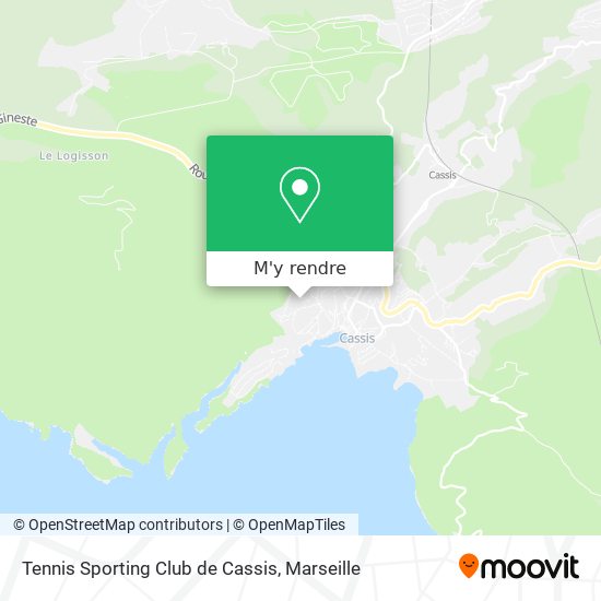 Tennis Sporting Club de Cassis plan