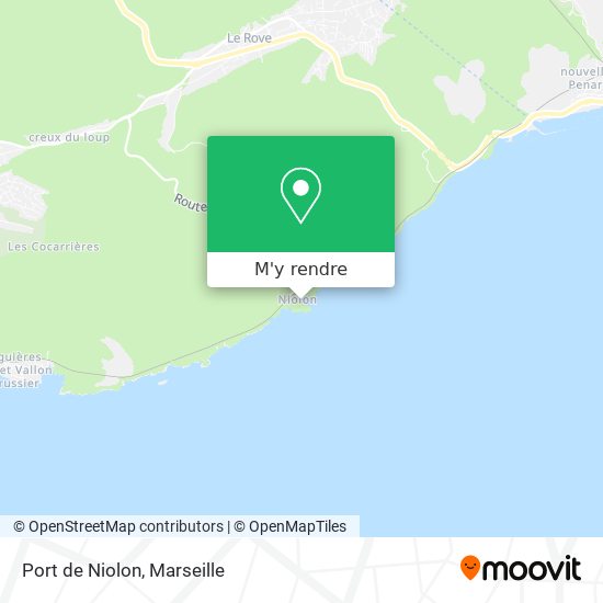 Port de Niolon plan