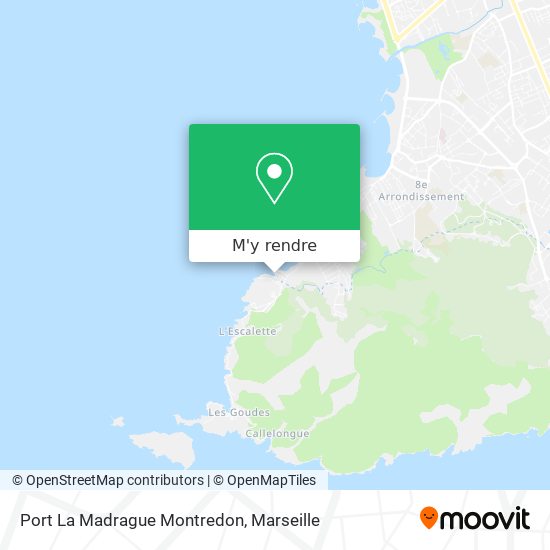 Port La Madrague Montredon plan