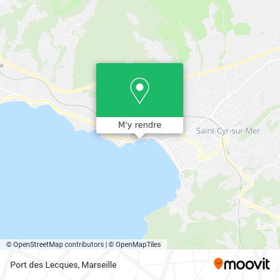 Port des Lecques plan