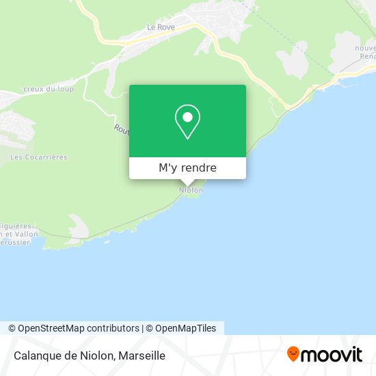 Calanque de Niolon plan