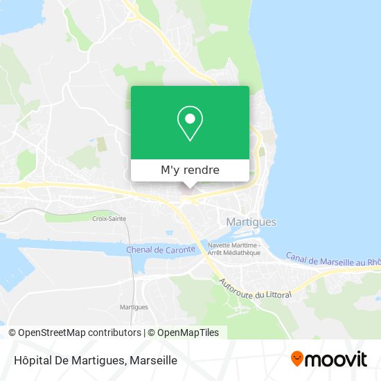 Hôpital De Martigues plan