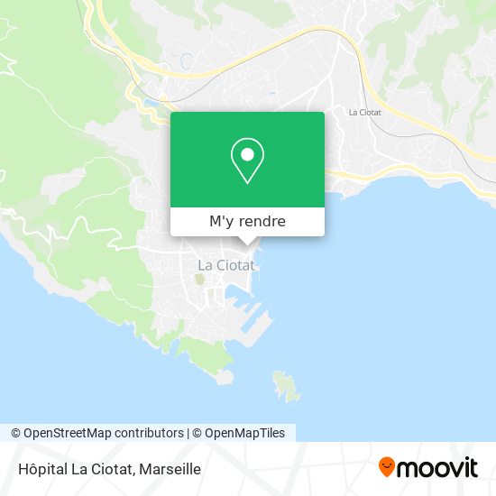 Hôpital La Ciotat plan