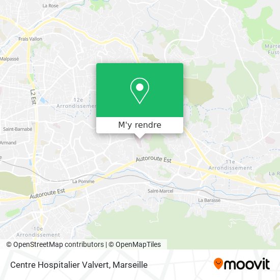 Centre Hospitalier Valvert plan
