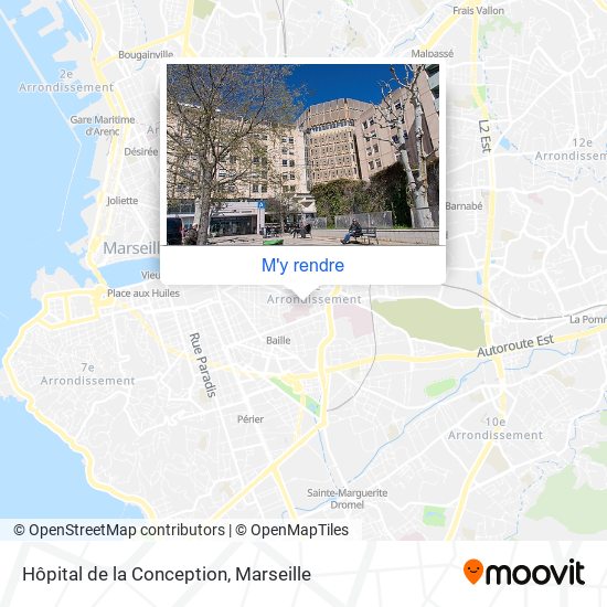 Hôpital de la Conception plan