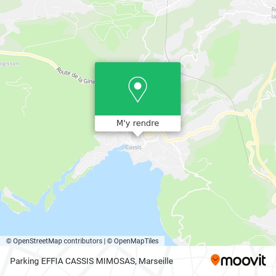 Parking EFFIA CASSIS MIMOSAS plan