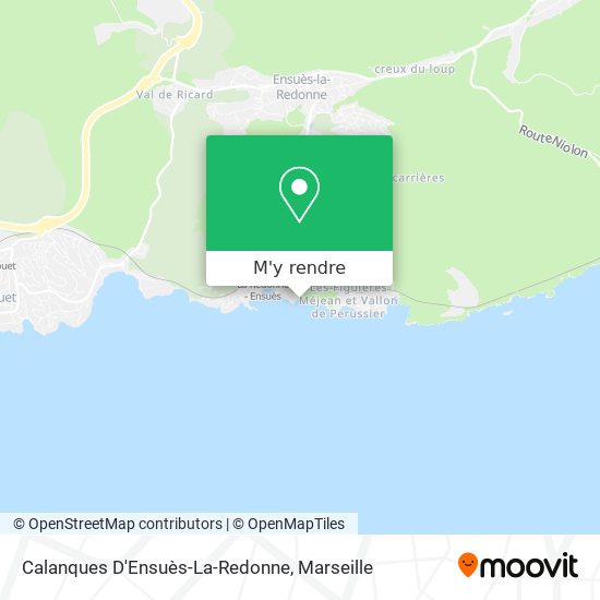 Calanques D'Ensuès-La-Redonne plan