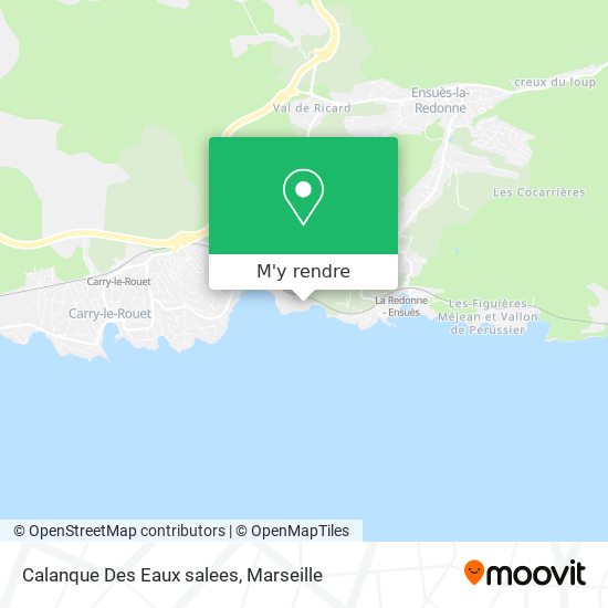 Calanque Des Eaux salees plan