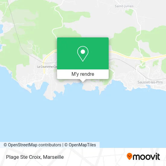 Plage Ste Croix plan