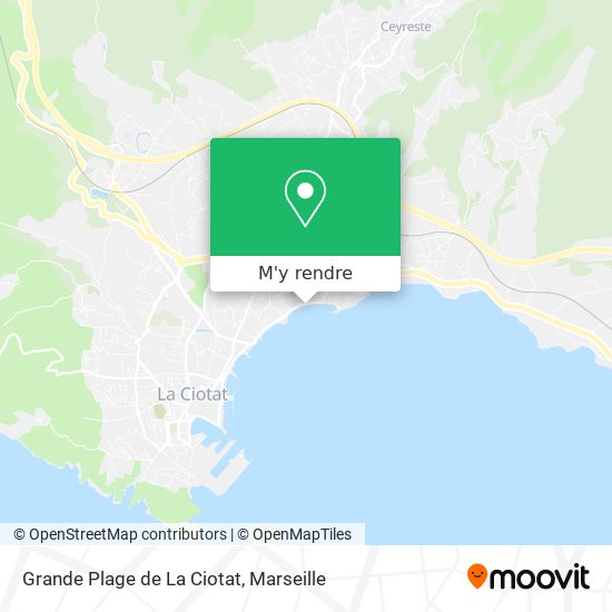 Grande Plage de La Ciotat plan