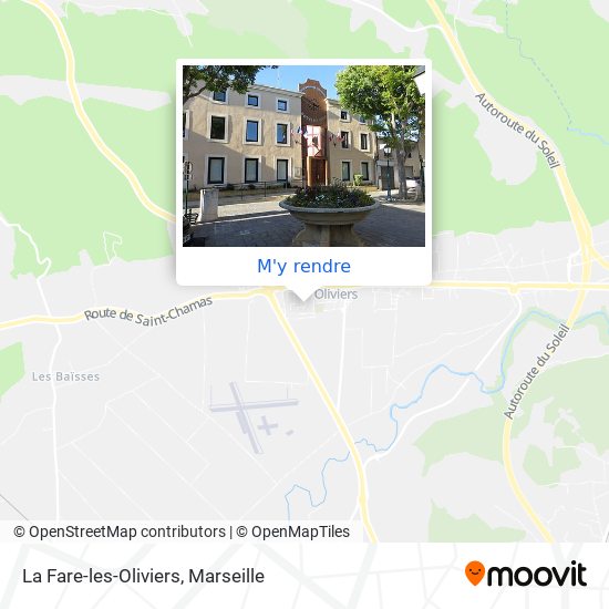 La Fare-les-Oliviers plan