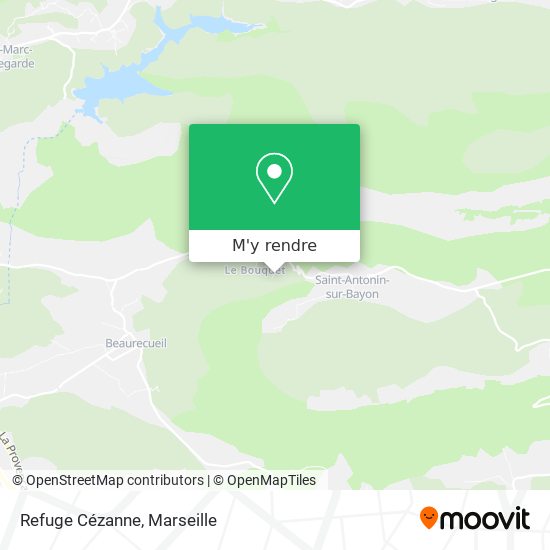 Refuge Cézanne plan