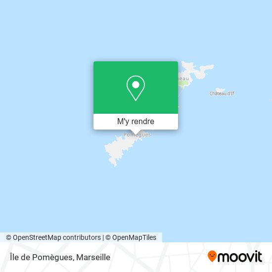 Île de Pomègues plan
