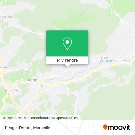 Péage d'Auriol plan