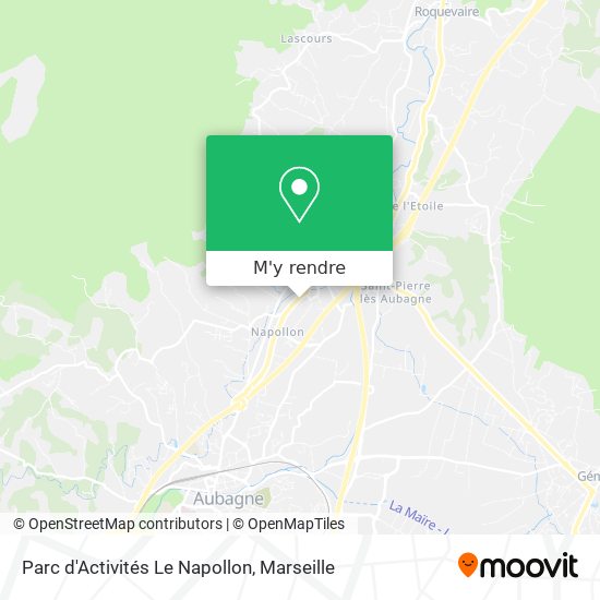 Parc d'Activités Le Napollon plan