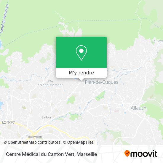 Centre Médical du Canton Vert plan