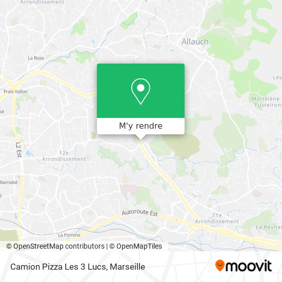 Camion Pizza Les 3 Lucs plan