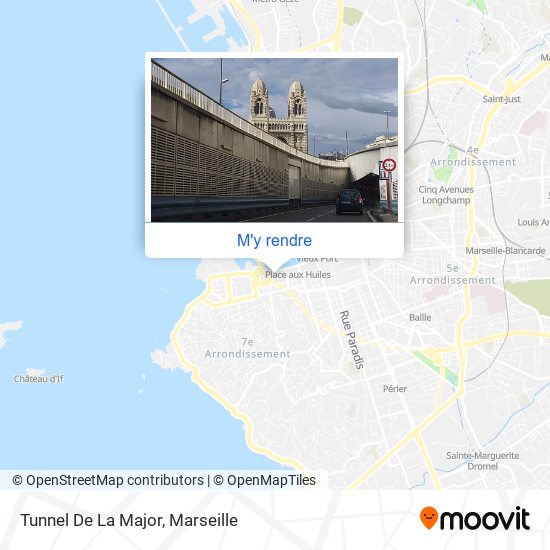 Tunnel De La Major plan