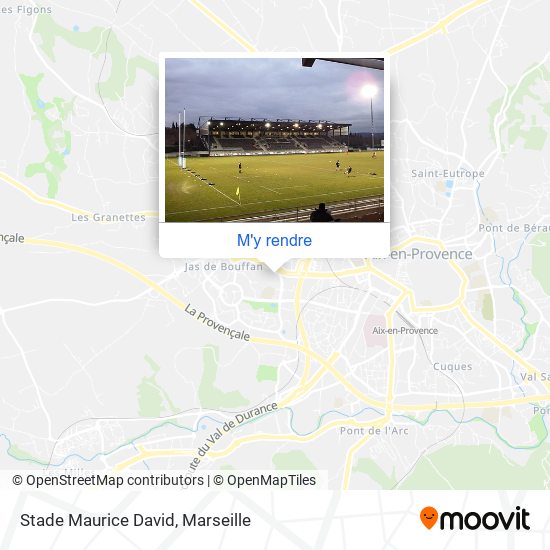 Stade Maurice David plan