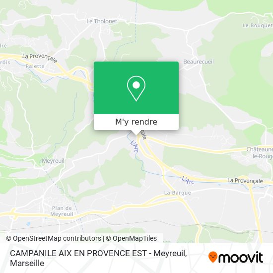 CAMPANILE AIX EN PROVENCE EST - Meyreuil plan