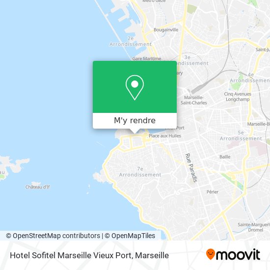 Hotel Sofitel Marseille Vieux Port plan