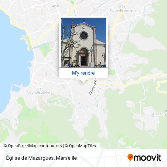 Église de Mazargues plan