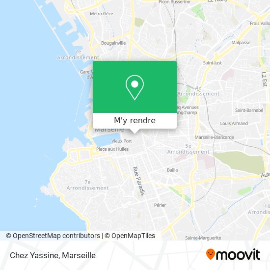 Chez Yassine plan