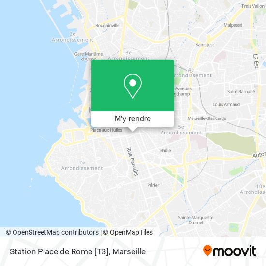 Station Place de Rome [T3] plan