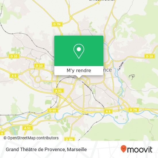 Grand Théâtre de Provence plan