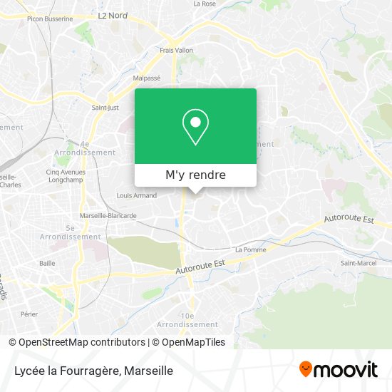 Lycée la Fourragère plan