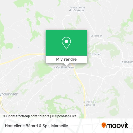 Hostellerie Bérard & Spa plan