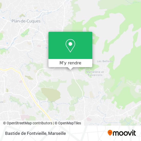 Bastide de Fontvieille plan