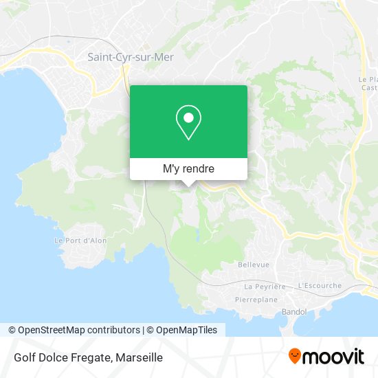 Golf Dolce Fregate plan