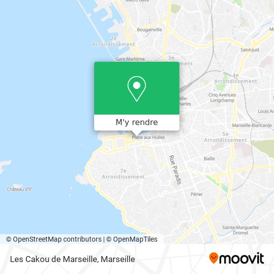 Les Cakou de Marseille plan