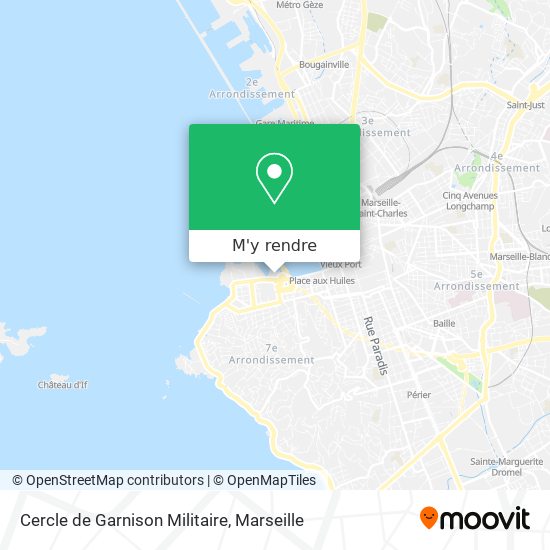 Cercle de Garnison Militaire plan