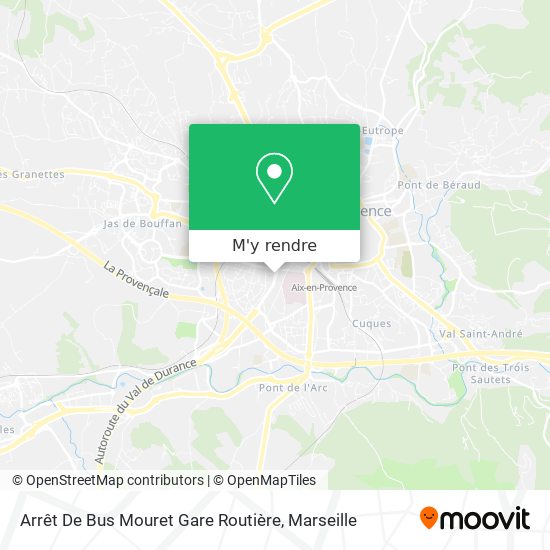 Arrêt De Bus Mouret Gare Routière plan