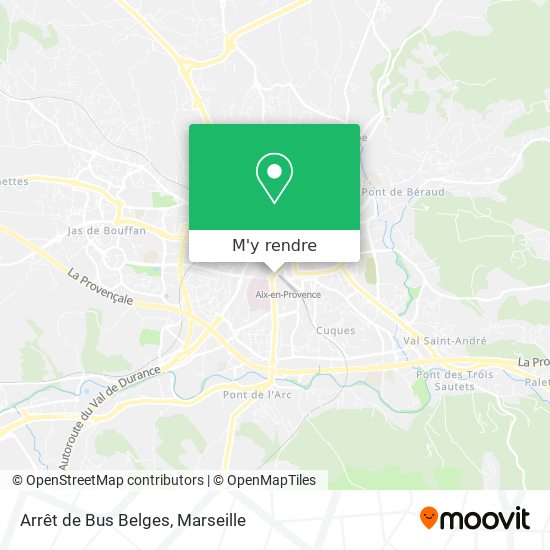 Arrêt de Bus Belges plan