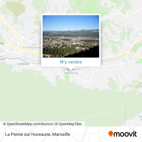 La Penne sur Huveaune plan