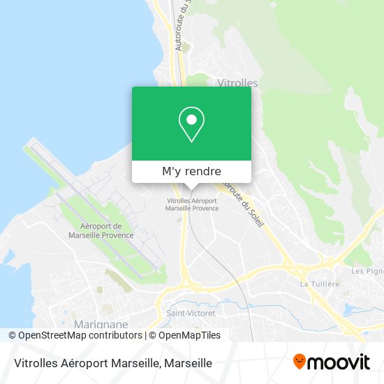 Vitrolles Aéroport Marseille plan