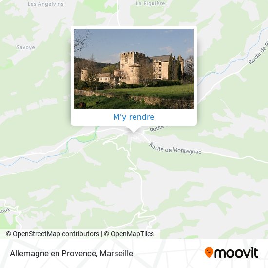 Allemagne en Provence plan