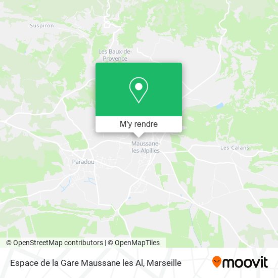 Espace de la Gare Maussane les Al plan