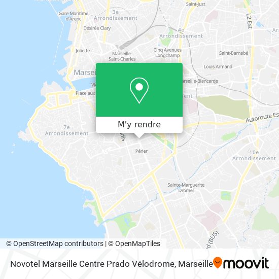 Novotel Marseille Centre Prado Vélodrome plan