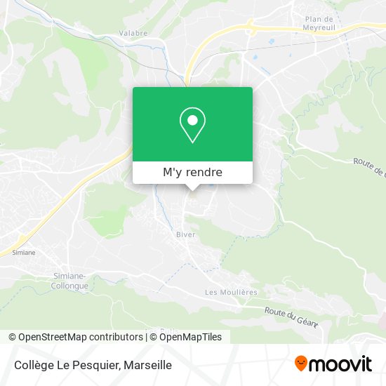Collège Le Pesquier plan