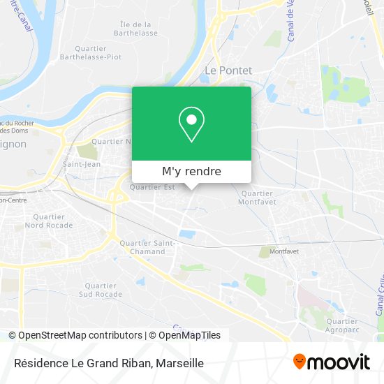 Résidence Le Grand Riban plan